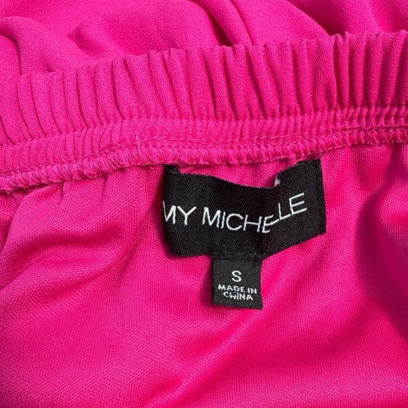 My Michelle Pink Strapless Women Dress Size Small - Picture 10 of 11